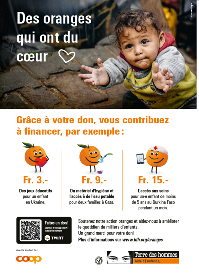 Image de Plakate, A2, "Des oranges qui on du Coeur"
